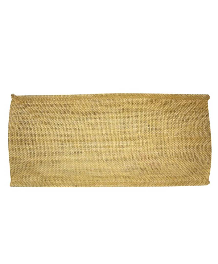 Trendy Jute Polka Dot Lunch Bag
